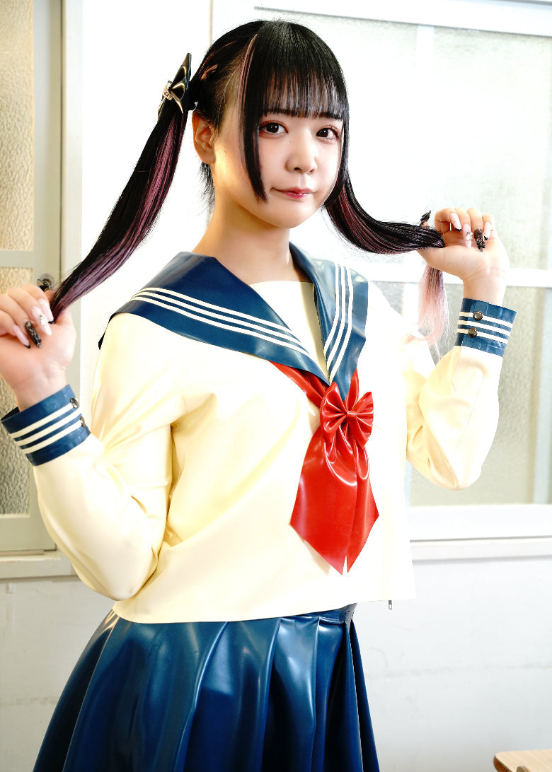 学び舎シリーズ　名古屋嬢　冬セーラー服（リボンあり） lconic